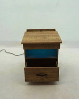 Fabre Mango 1-drawer Extendable Top Nightstand Bedside Table by Coaster at Eve Furniture