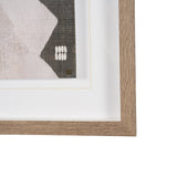 Fabric Fantasia - Maumbo by Maja Gunnarsdottir Textured Framed Artwork Matted under Glass by Mercana at Eve Furniture