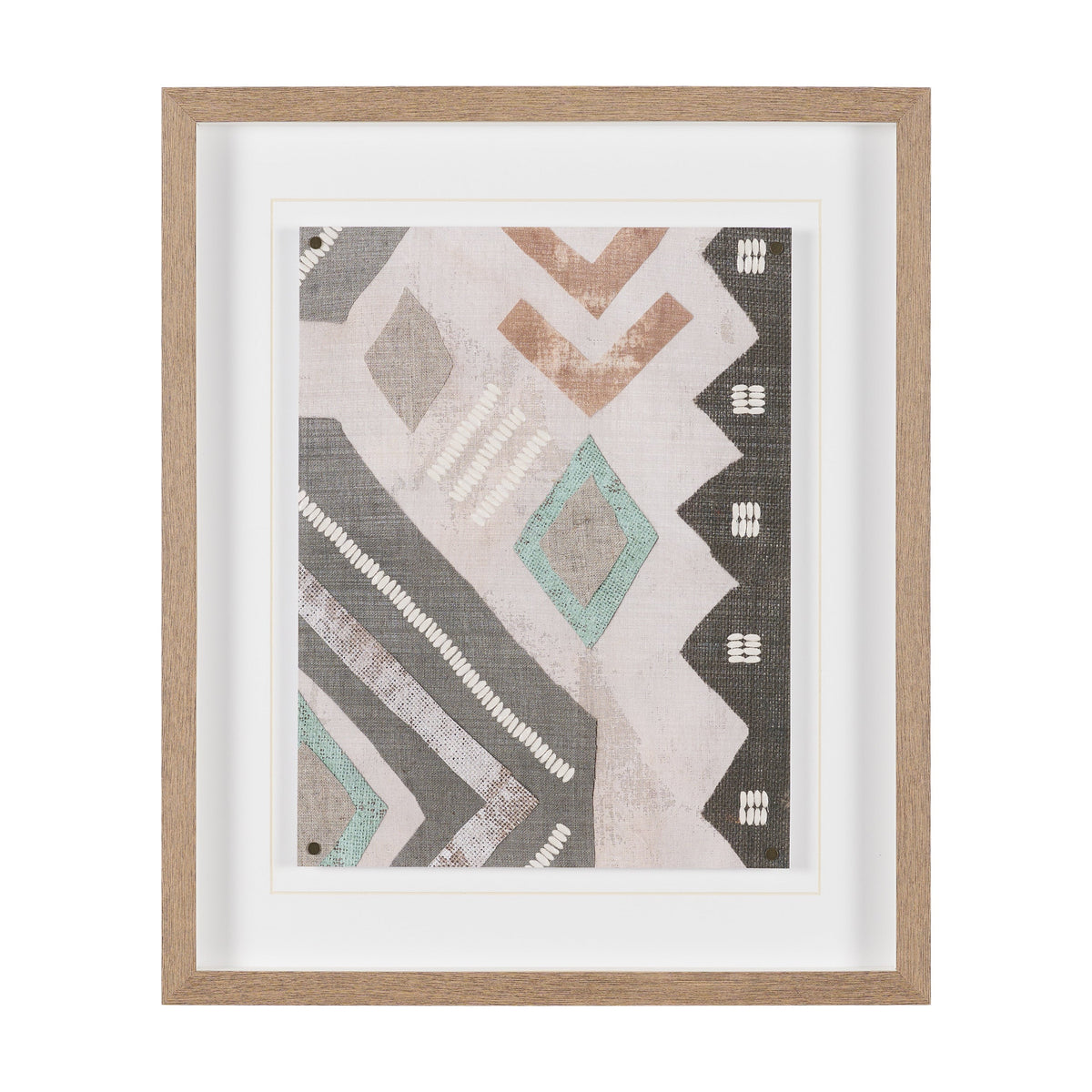 Fabric Fantasia - Mishale by Maja Gunnarsdottir Textured Framed Artwork Matted under Glass by Mercana at Eve Furniture