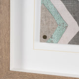 Fabric Fantasia - Mishale by Maja Gunnarsdottir Textured Framed Artwork Matted under Glass by Mercana at Eve Furniture