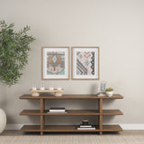 Fabric Fantasia - Mishale by Maja Gunnarsdottir Textured Framed Artwork Matted under Glass by Mercana at Eve Furniture