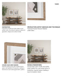 Fabric Fantasia - Mishale by Maja Gunnarsdottir Textured Framed Artwork Matted under Glass by Mercana at Eve Furniture