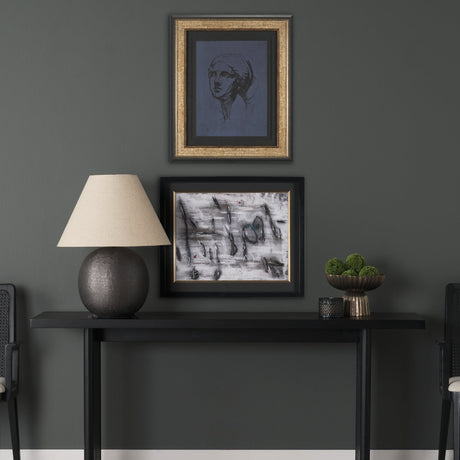 Face Study I by Ariana a Hand Embellished Framed Print under Glass by Mercana at Eve Furniture