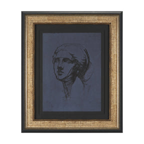 Face Study I by Ariana a Hand Embellished Framed Print under Glass by Mercana at Eve Furniture