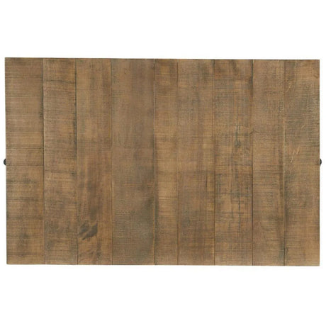 Factory Rustic Brown Cocktail Table by Homelegance at Eve Furniture