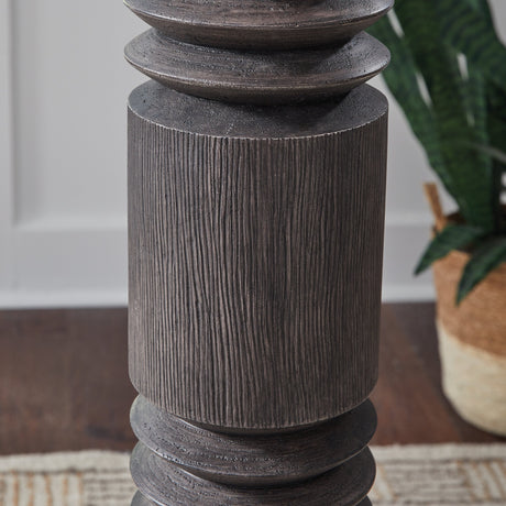 Fainwell Black Floor Lamp by Ashley at Eve Furniture