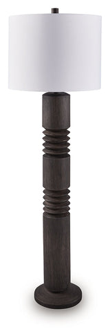 Fainwell Black Floor Lamp by Ashley at Eve Furniture