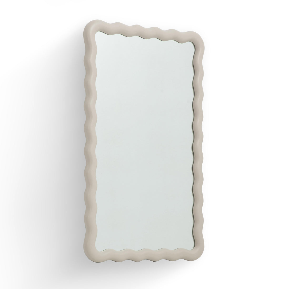 Faire Cream Squiggle Wall Mirror by TOV Furniture at Eve Furniture