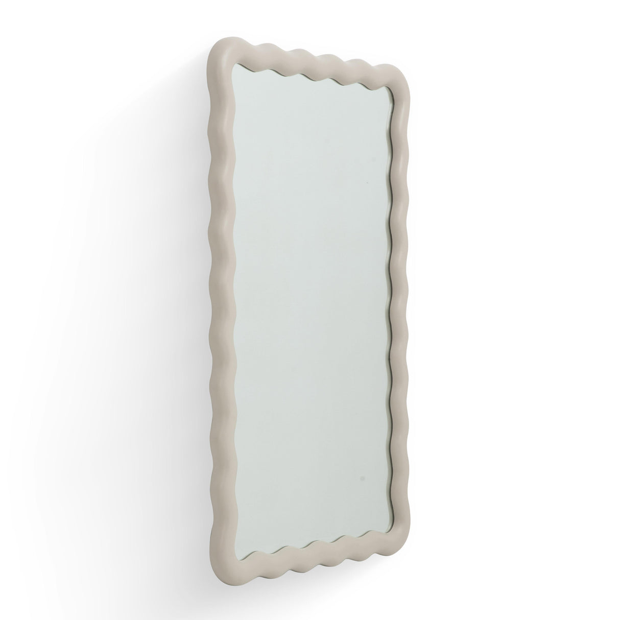 Faire Cream Squiggle Wall Mirror by TOV Furniture at Eve Furniture