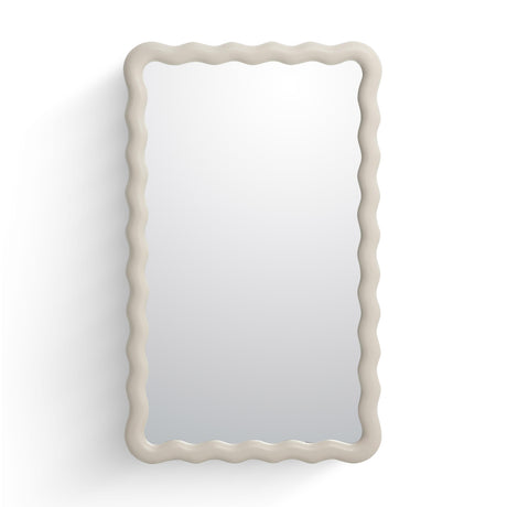 Faire Cream Squiggle Wall Mirror by TOV Furniture at Eve Furniture