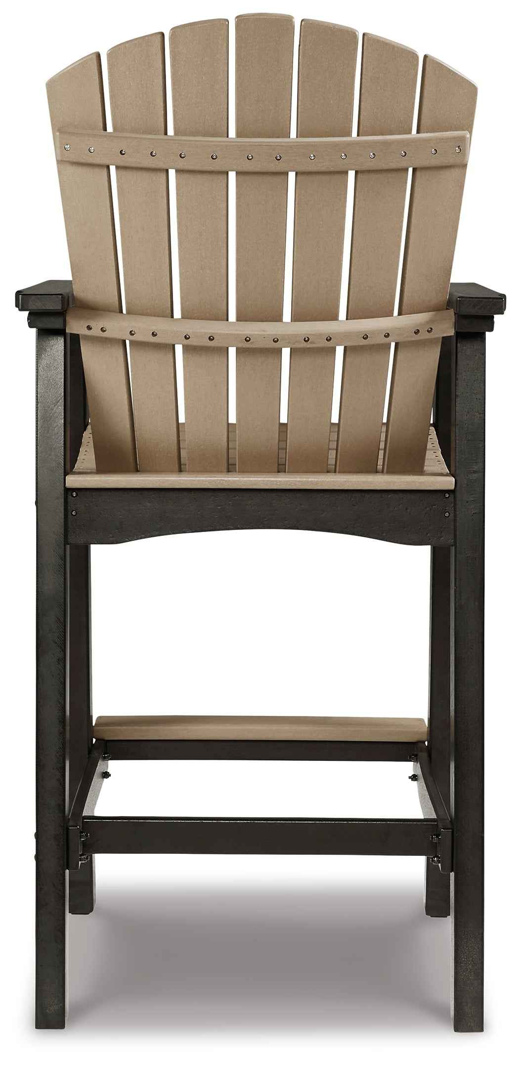 Fairen Trail Black/Driftwood Barstool by Ashley at Eve Furniture