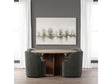 Fairfax Green Moss Dining Chair (Set of 2) by Crestview at Eve Furniture
