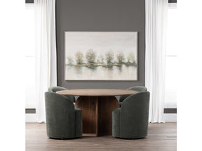 Fairfax Green Moss Dining Chair (Set of 2) by Crestview at Eve Furniture