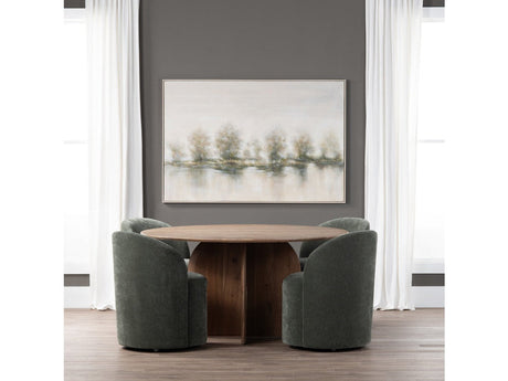 Fairfax Green Moss Dining Chair (Set of 2) by Crestview at Eve Furniture