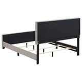 Fairfield Beige Upholstered Eastern King Panel Bed by Coaster at Eve Furniture