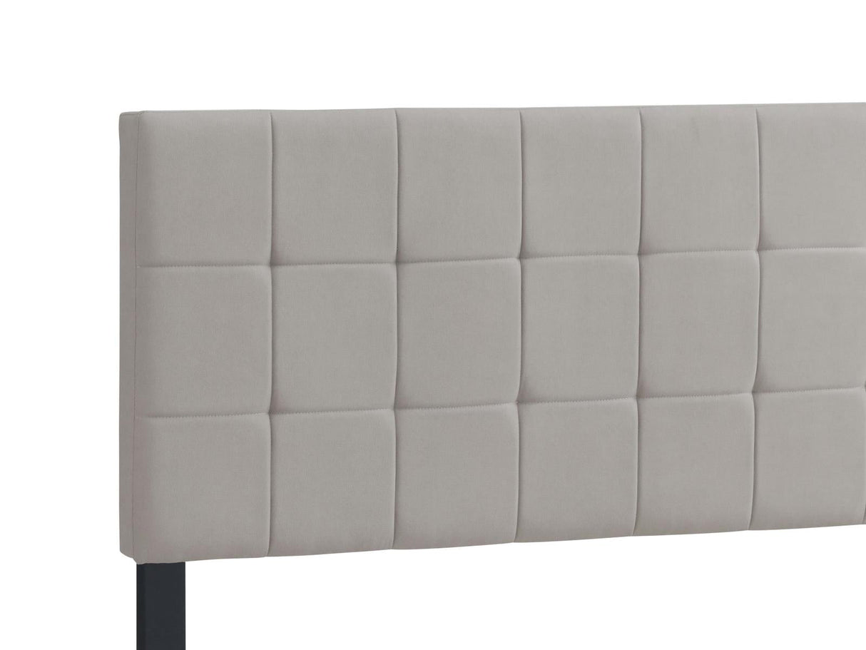 Fairfield Queen Upholstered Panel Bed Beige