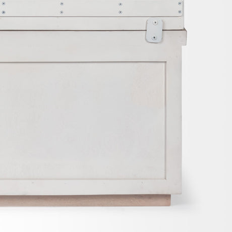 Fairview IV White And Brown Wood With Storage Hall Tree by Mercana at Eve Furniture