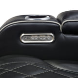 Fairway Black 2-Piece Power Double Reclining Set by Homelegance at Eve Furniture