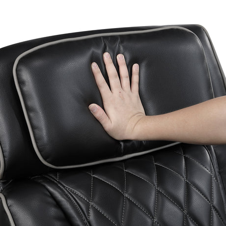Fairway Black 2-Piece Power Double Reclining Set by Homelegance at Eve Furniture