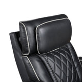 Fairway Black 2-Piece Power Double Reclining Set by Homelegance at Eve Furniture