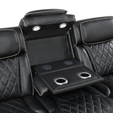 Fairway Black Power Double Reclining Living Room Set by Homelegance at Eve Furniture