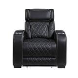 Fairway Black Power Double Reclining Living Room Set by Homelegance at Eve Furniture