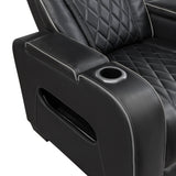 Fairway Black Power Double Reclining Sofa by Homelegance at Eve Furniture