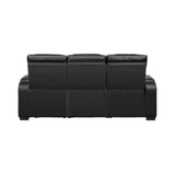 Fairway Black Power Double Reclining Sofa by Homelegance at Eve Furniture