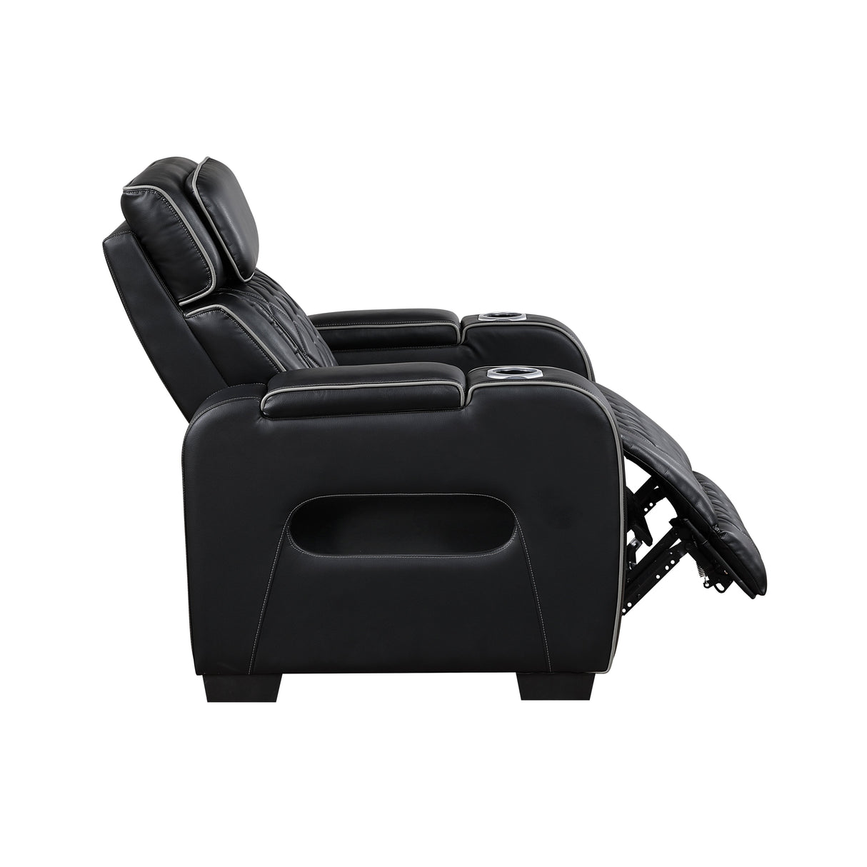 Fairway Black Power Reclining Chair by Homelegance at Eve Furniture