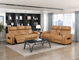 Fairway Brown Power Double Reclining Living Room Set by Homelegance at Eve Furniture