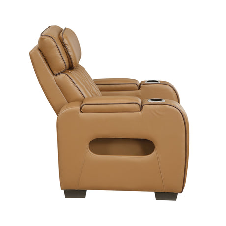 Fairway Brown Power Double Reclining Living Room Set by Homelegance at Eve Furniture