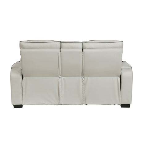 Fairway Taupe 2-PiecePower Double Reclining Set by Homelegance at Eve Furniture