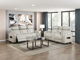 Fairway Taupe Power Double Reclining Living Room Set by Homelegance at Eve Furniture
