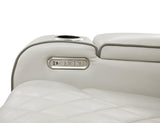 Fairway Taupe Power Double Reclining Loveseat with Center Console by Homelegance at Eve Furniture