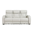 Fairway Taupe Power Double Reclining Sofa by Homelegance at Eve Furniture