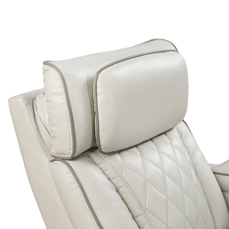 Fairway Taupe Power Reclining Chair by Homelegance at Eve Furniture
