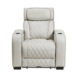 Fairway Taupe Power Reclining Chair by Homelegance at Eve Furniture