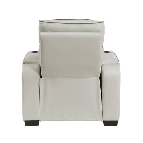Fairway Taupe Power Reclining Chair by Homelegance at Eve Furniture