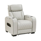Fairway Taupe Power Reclining Chair by Homelegance at Eve Furniture