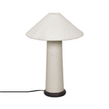Faith White Boucle Table Lamp by TOV Furniture at Eve Furniture