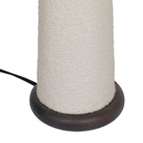 Faith White Boucle Table Lamp by TOV Furniture at Eve Furniture