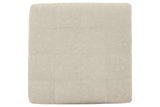 Falkirk Parchment Oversized Accent Ottoman by Ashley at Eve Furniture
