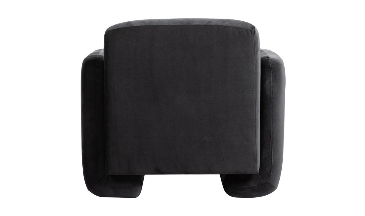 Fallon Accent Chair Shadow Grey by Moe's Home at Eve Furniture