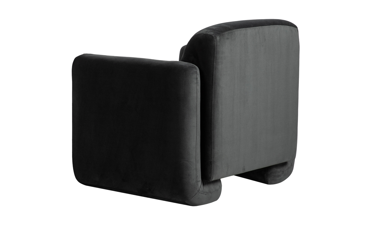 Fallon Accent Chair Shadow Grey by Moe's Home at Eve Furniture