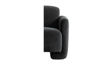 Fallon Accent Chair Shadow Grey by Moe's Home at Eve Furniture