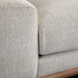 Fallon Light Barley Fabric Club Chair by Diamond Sofa at Eve Furniture