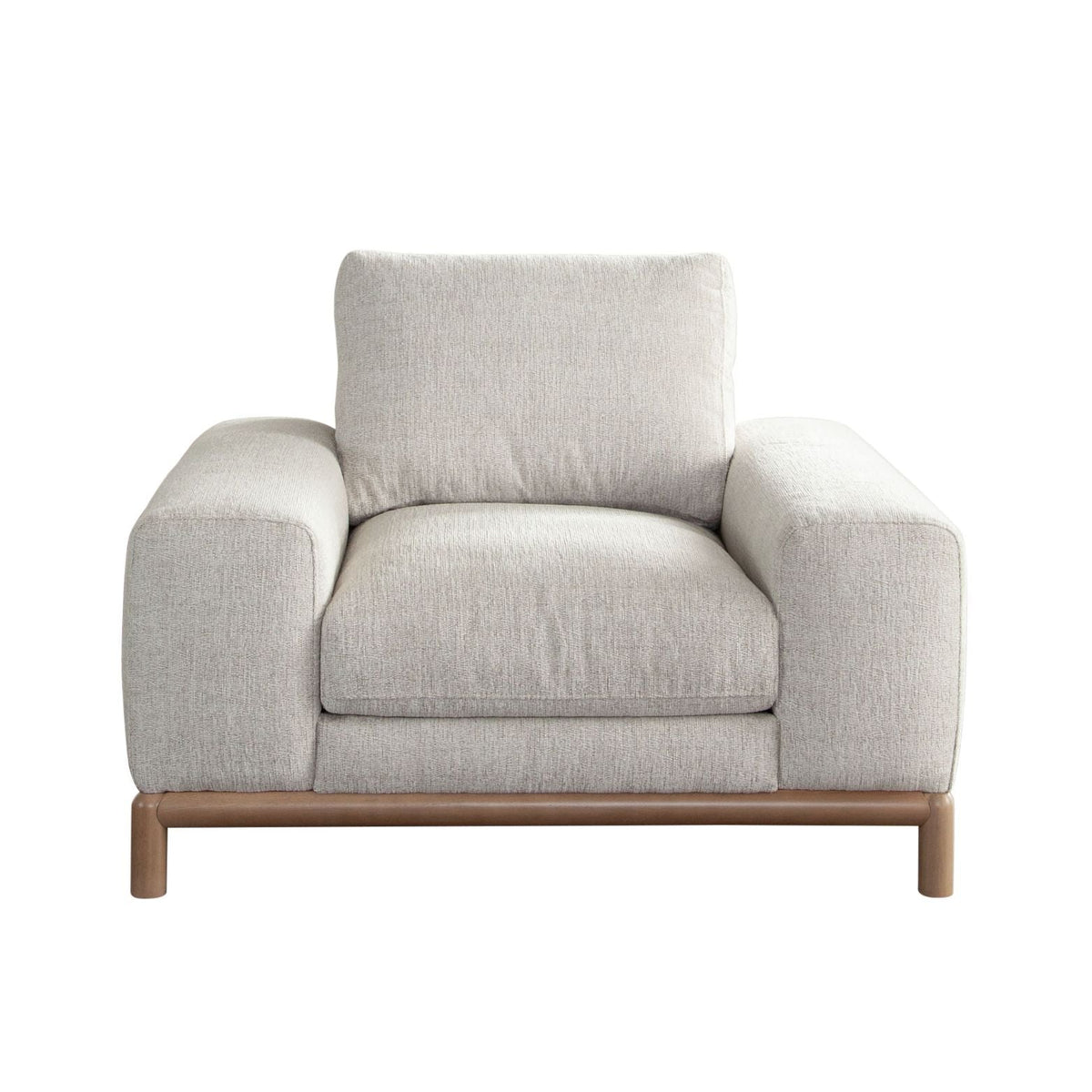 Fallon Light Barley Fabric Club Chair by Diamond Sofa at Eve Furniture