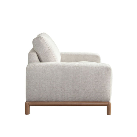 Fallon Light Barley Fabric Club Chair by Diamond Sofa at Eve Furniture