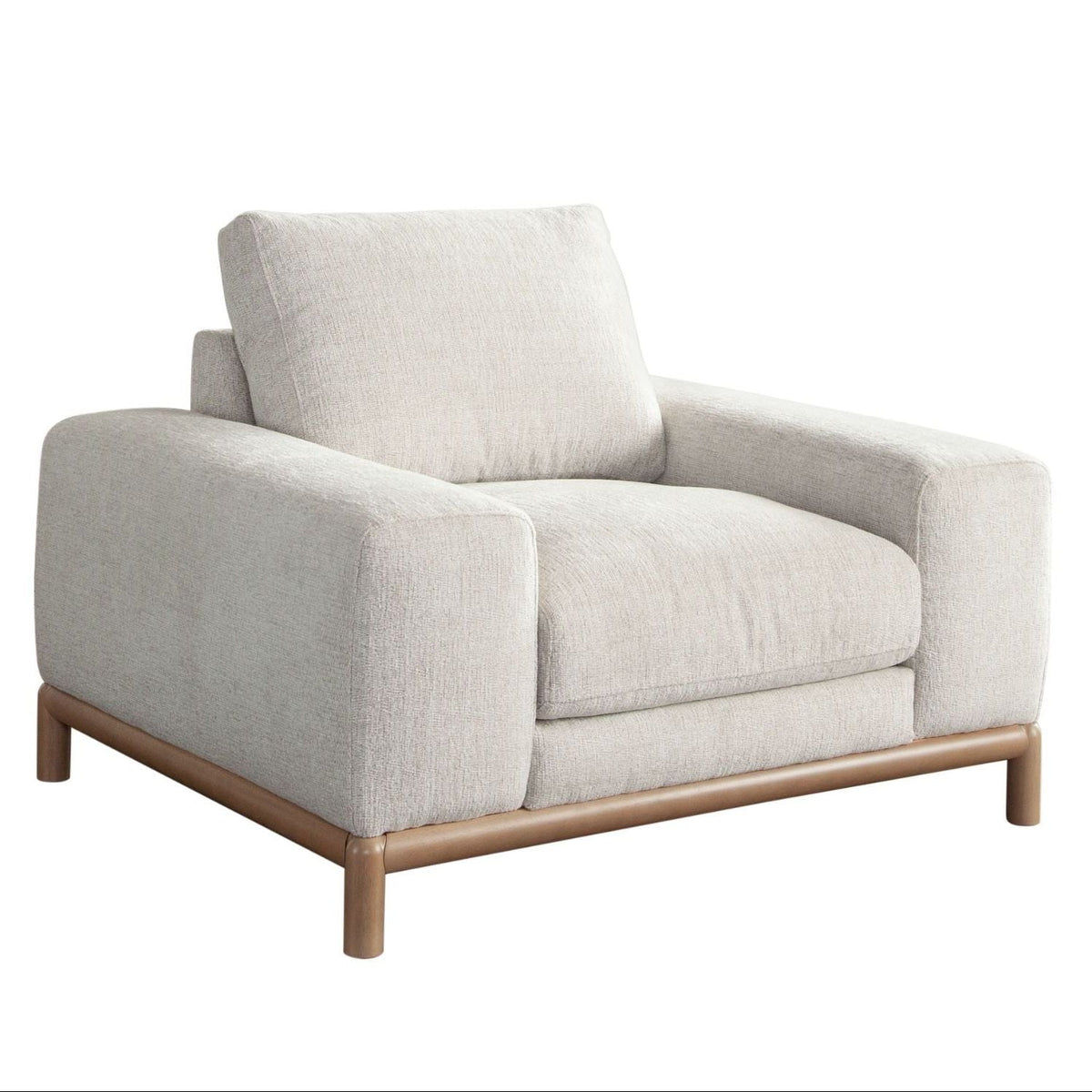 Fallon Light Barley Fabric Club Chair by Diamond Sofa at Eve Furniture