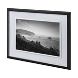 False Klamath Cove by Bisig a Hand Embellished Textured Framed Photo Art Print Matted under Glass by Mercana at Eve Furniture